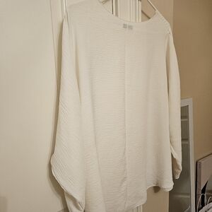 Linen Crep flowy cape/top bought in Italy